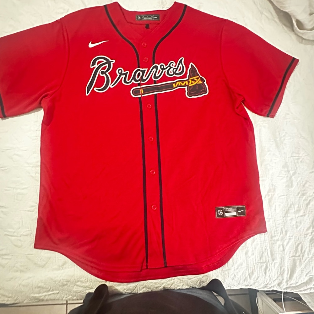 Men’s Atlanta Braves Nike Red Alternate Limited Jersey